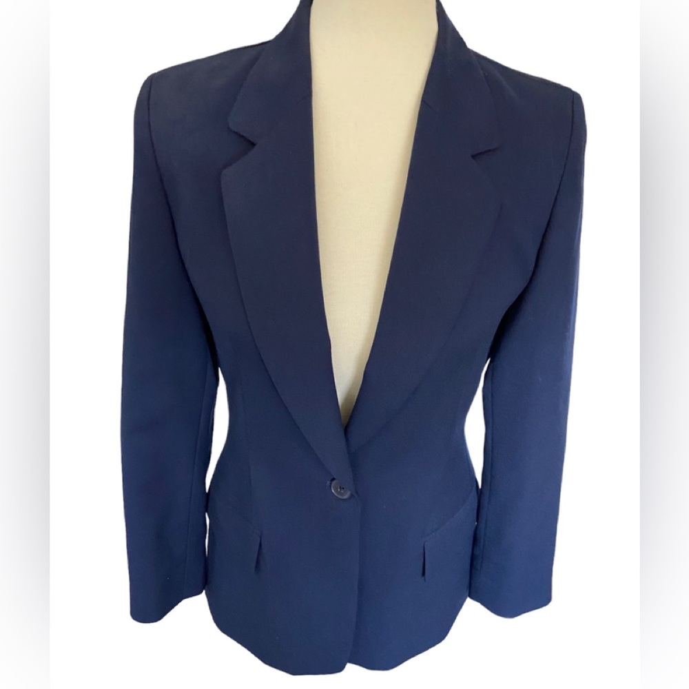 Pendleton navy one button blazer